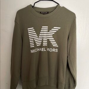 Michael Kors Olive Green Men's Sweater